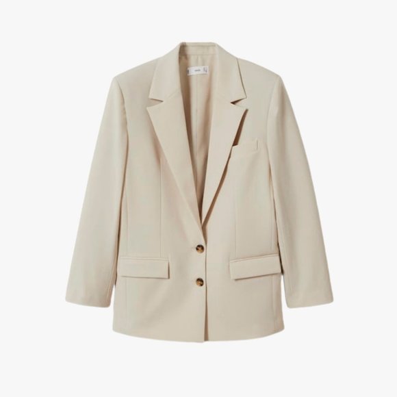 Mango x Pernille structured wool blazer $230 S NWT - Picture 2 of 5